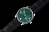 AZ Herren Uhrengröße 42,3 mm dick 14,1 mm mit 52010 Bewegung Minute Handdatum kleiner zweiter und dynamisches Display Saphirkristallglasspiegel Kalbslederband