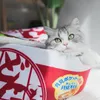 Pet products for cat winter tent funny noodles small dog bed House sleeping bag cushion cats plush furniture accessories 220323