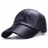 Xthree Fashion High Quality Fall Winter Men Leather Hat Cap Casual Moto Men's Baseball Wholesale 220318
