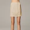 Women's Sleepwear Women Petticoat Skirts Elastic Waist Half Slip Underskirt Lady Crinoline Milk Silk Lace Commuter Office Ladies SkirtWomen'