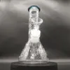 8 인치 애니메이션 테마 박쥐 성 거미 그물 유리 비커 봉 물 담뱃대 물 파이프 유리 물 병 Dab 조작 크기 14mm 여성 조인트