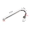 OLO Metal Anal Plug Dilator Butt with Ball Hook Stainless Steel Adult Products sexy Toys for Men Women Gay