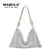 HBP Shopping Bag Mabula Grand Strass Collier Bling Sac De Soirée De Luxe Élégant Cristal Étincelant Sac À Bandoulière pour La Fête De Mariage 220723