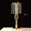 Casamento Cristal Acrílico Beads T Stage Road Liderança Casamentos Principal Tabela Centerpiece Flor Stand Home Festa Evento Decorativo Vaso