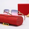 Designer Read Police Mens Tide Mirror Frame Glasses Sunglasses for Women Brand Rectangle