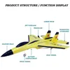 Electric 2.4Ghz RC Plane Aircraft Remote Control Foam Glider Fixed Wing Airplane Toys for Kids Adult