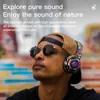 Fones de ouvido Bluetooth Cool Graffiti LED fones de ouvido emissores de luz podem ser inseridos no cartão móvel universal