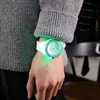 Flash Luminous Watch Led Mens Watches Personality Trends Students Lovers Jellies Women Light Wrist Kids