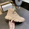 Paare Geschwindigkeit Frauen Gestrickte Socken Schuhe Männer TUP Sohle Casual Sneakers Top Designer Mann Frau Läufer Trainer Schuh S Marke Paare Sneaker Große Größe 35-46