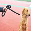 犬の襟のリーシュナイロンハーネスリーシュミディアムラージドッグのペットトレーニングランニングセーフティマリアクライミングロープドグ