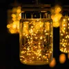 زخرفة الحفلات 10M Solar String Fairy Light