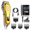 Resuxi All Metal T101 trimmer för män frisör hemmake hår cipper Elektrisk rakapparat Hårklippningsmaskin kit usb 2021 nyT220718 T220725