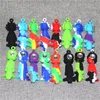 Silicone Tobacco Pipe Hand Pipes with Bowl Colorful Smoke Dab Herb Tube Smoking Pipes Accessories