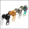 Body Arts Factory Direct Surgical Steel Zipper Earrings Fashionable Zippers Ear Studs Jewellery For Men And Women Drop Del Topscissors Dhx2E