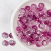 50 pcs/lot 10mm bricolage perle en vrac pour bijoux Bracelets collier cheveux anneau faisant des accessoires artisanat cristal acrylique enfants perles faites à la main