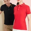 Camisa polo masculina sólida manga curta camisa de algodão mulheres topos esportes jerseys escritório senhora empresa uniforme personalizado impressão po 220702