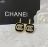 20color Mixed Simple Plated Luxury Letters Stud Brand Designers Famous Long Earring Women Crystal Diamond Earrings Party Jewelry