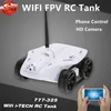 Jouets de réservoir intelligents WIFI FPV RC avec caméra HD 0 3MP 50 minutes d'autonomie de la batterie capteur de gravité Wi Fi cadeau pour enfants 220608