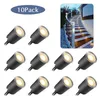 12V Low Voltage LED Deck Lamp Kits with Protecting Shell 32mm In Ground Outdoor Underground lights IP67 Waterproof for Steps Stair Patio Floor Kitchen Decoration