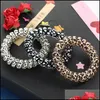 Leopard Telephone Wire Cord Coil Hair Ties Girls Elastic Bands Ring Rope Print Bracelet Stretchy Hairband Gga2799 292 K2 Drop Delivery 2021
