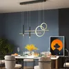 Nordic Led Pendant Lamps for Living Room Center Tables Dining Food Kitchen Accesories Chandelier Home Decoration Indoor Fixture