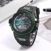 Relógios de pulso masculino assistir sensor luminoso simples led pulga de pulseira digital relógios esportivos esportivos regulação à prova d'água