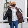 2021 Inverno New Fashion Children Coastar Outerwear Boy and Girl Autumn Cotton Casat 2-8yrs Parka Kids Roupos J220718