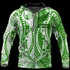 Herrtröjor tröjor silver fern classi 3d tryck unisex vår hoodie bekväm zip streetwear sport pullover överdimensionerade harajuku t