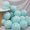 100 шт. / Лот 10 дюймов Macaron Latex Balloons Свадьба День рождения Украшение Globos Baby Душевая Девушка Девушка День Рождения Вечеринка Гелий Баллон DH8881