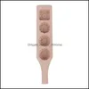 Baking Pastry Tools Bakeware Kitchen Dining Bar Home Garden 4 Hole Wooden Moon Cake Mold Tool For Making Dhqae