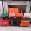 Designer Balenciaga Sacs Sabliers Crocodile Embossé Nubuck Nubuck Sac Sac Dames Sac à main Sac à main Sac à main Bandoulière Chaîne Tote 23cm