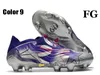 Presentpåse Herr High Ankel Football Boots Copas Sense Fg Firm Ground Leather Cleats Classic Retro Laceless Soccer Shoes Top Outdoor Trainers Botas de Futbol
