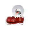 Decorazioni natalizie Sfera di cristallo Babbo Natale Bambola decorativa Pupazzo di neve Ornamenti con colori vivaci Durevole Traslucido Adatto a CChrist