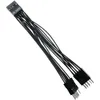 Computer Cables & Connectors Motherboard HD Audio Extension Cable 9Pin 1 Female To 2 Male Y Splitter Black For PC DIY 10cm PackComputer