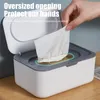 Wet Tissue Box Desktop Seal Baby Wipes Paper Storage Dispenser Holder Dust proof with Lid 220523