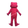 Halloween new Red Frog Mascot Costume High Quality Cartoon Character Outfits Suit Unisex Adults Outfit Christmas Carnival fancy dress