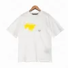 Tees Plams Tshirt 고객 여름 패션 티셔츠 디자이너 남성 의류 검은 흰색 짧은 슬리브 여성 캐주얼 힙합 스트리트웨어 Tshirt Tops