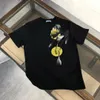 T-shirts pour hommes Designer Summer Men t-shirt de luxe étiquette triangle classique Imprimé floral sur la poitrine mode femme manches courtes fleur t-shirts t-shirt décontracté tops 44YB