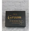 Emballage cadeau Luxe Groom To Be Box Mariage Pour Mon Groomman Personnalisé Or Merci Gfit Boîtes Demoiselle D'honneur Bienvenue Homme BoîtesGift