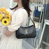 Noite paris designer marca de luxo corrente borla bolsa ombro siant lorent manhattan bolsa niki feminino na moda couro retro versátil senhora bolsa me3y