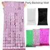 Party Decoration Sequin Backdrop Decor Curtain 1 2m Foil Tinsel Baby Shower Birthday Shimmer Wall Wedding BackdropsParty