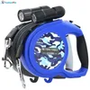 Arrival Large Dog Leash Retractable Extending Pet Lead for Big and Medium with LED LJ201113
