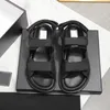 Sandalen Designer Vrouwen Gewatteerde Platform Sandaal Kristal Kalfsleer Casual Schoenen Dames Canvas Slippers Verstelbare Metalen Gesp FlipSSandals