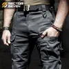 Pantaloni tattici IX5 Pantaloni cargo casual da uomo Combattimento SWAT Esercito attivo Lavoro militare Pantaloni maschili in cotone da uomo 201126