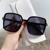 Vintage Oversize Square Sunglasses Women Luxury Brand Big Frame Women Sun-Glasses Black Fashion Gradient Female Glasses Oculos