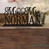 Custom Cake with Last NameWedding Table Decor Mr and Mrs Sign 220630