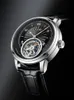 Bilek saatleri erkek mekanik otantik tourbillon 2022 Hollow Real Tourbillonwristwatches Hollwatcheswrristwatches izle