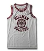 XFLSP Um mundo diferente Dwayne Wayne 9 Hillman College Theatre Basquete Jersey Vermelho Branco Costurado # 9