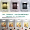 Romwish LED-Deckenleuchte 30W 10 Zoll dimmbare Spülenhalterlichung mit Fernbedienung 3000-5000k veränderlich für Schlafzimmer Küche Badezimmer Treppenhaus
