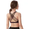 Fitness Sportowy Biustonosz Dla Kobiet Push Up Solid Cross Back Yoga Running Siłownia Trening Trening Femme Wyściełana Bielizna Crop Tops Kobieta